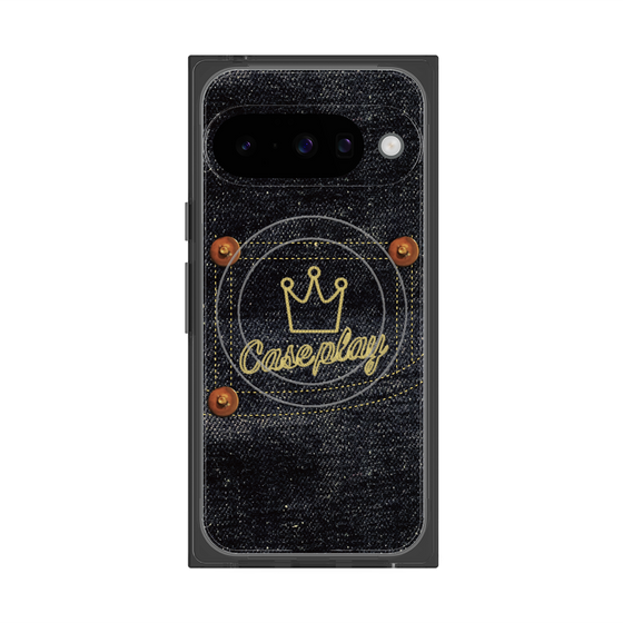 Premium Square Case with Pixelsnap［ Denim Indigo Jeans ］