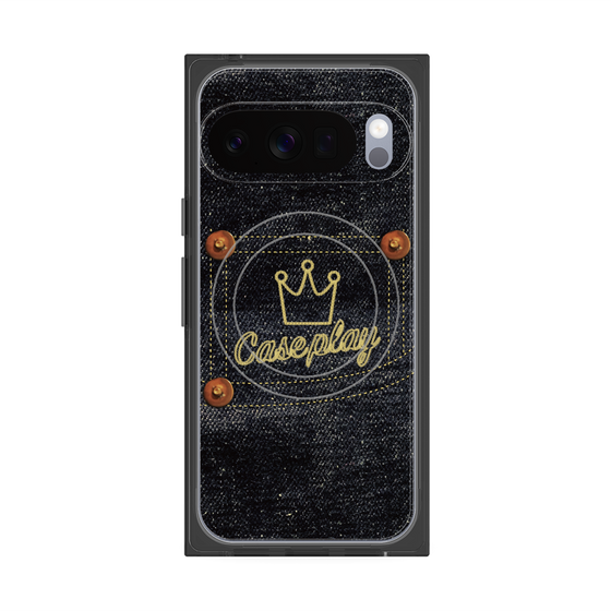 Premium Square Case with Pixelsnap［ Denim Indigo Jeans ］