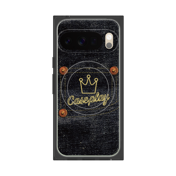 Premium Square Case with Pixelsnap［ Denim Indigo Jeans ］