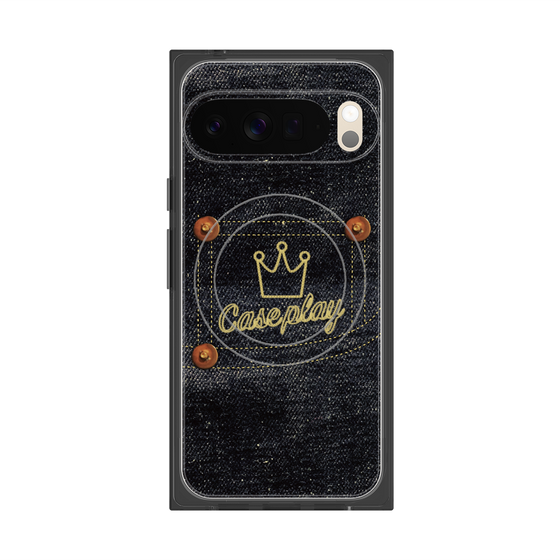 Premium Square Case with Pixelsnap［ Denim Indigo Jeans ］