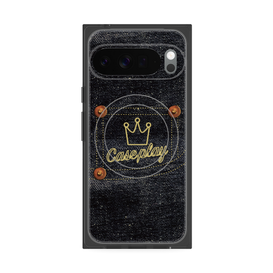 Premium Square Case with Pixelsnap［ Denim Indigo Jeans ］