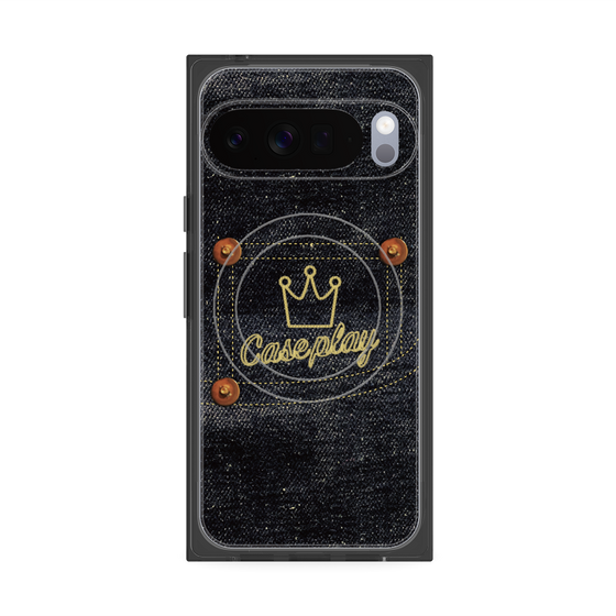 Premium Square Case with Pixelsnap［ Denim Indigo Jeans ］