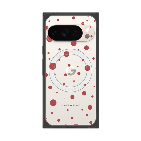 Premium Square Case with Pixelsnap［ Dippin Dots Red ］