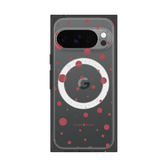 Premium Square Case with Pixelsnap［ Dippin Dots Red ］