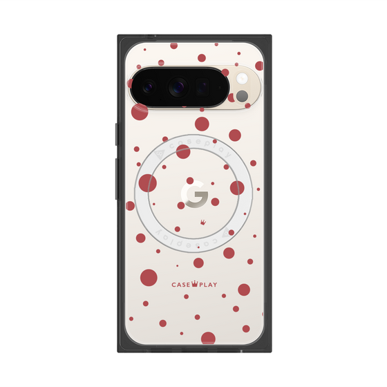 Premium Square Case with Pixelsnap［ Dippin Dots Red ］