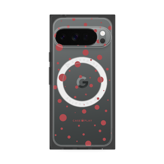 Premium Square Case with Pixelsnap［ Dippin Dots Red ］