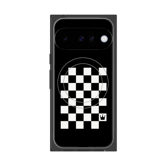 Premium Square Case with Pixelsnap［ Racing Checkered Flag ］