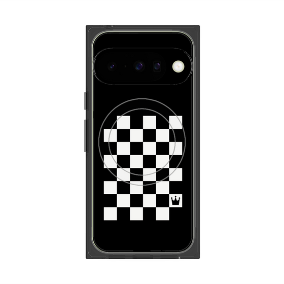Premium Square Case with Pixelsnap［ Racing Checkered Flag ］