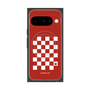 Premium Square Case with Pixelsnap［ Racing Checkered Flag Red ］
