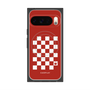Premium Square Case with Pixelsnap［ Racing Checkered Flag Red ］