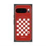 Premium Square Case with Pixelsnap［ Racing Checkered Flag Red ］