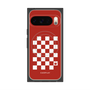 Premium Square Case with Pixelsnap［ Racing Checkered Flag Red ］