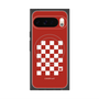 Premium Square Case with Pixelsnap［ Racing Checkered Flag Red ］