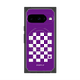 Premium Square Case with Pixelsnap［ Racing Checkered Flag Purple ］