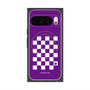 Premium Square Case with Pixelsnap［ Racing Checkered Flag Purple ］