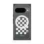 Premium Square Case with Pixelsnap［ Racing Checkered Flag White ］