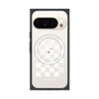 Premium Square Case with Pixelsnap［ Racing Checkered Flag White ］