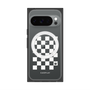 Premium Square Case with Pixelsnap［ Racing Checkered Flag White ］