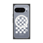 Premium Square Case with Pixelsnap［ Racing Checkered Flag White ］