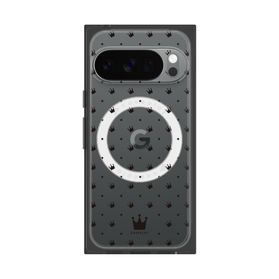 Premium Square Case with Pixelsnap［ Small Stripe - Red × Black ］