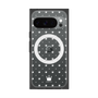 Premium Square Case with Pixelsnap［ CASEPLAY Crown Dots White ］