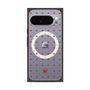 Premium Square Case with Pixelsnap［ CASEPLAY Crown Dots Red ］