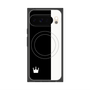 Premium Square Case with Pixelsnap［ CASEPLAY Bi-Colors Black & White ］