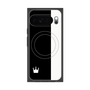 Premium Square Case with Pixelsnap［ CASEPLAY Bi-Colors Black & White ］