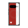Premium Square Case with Pixelsnap［ CASEPLAY Bi-Colors Red & White ］