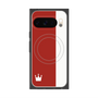 Premium Square Case with Pixelsnap［ CASEPLAY Bi-Colors Red & White ］