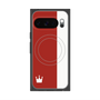 Premium Square Case with Pixelsnap［ CASEPLAY Bi-Colors Red & White ］