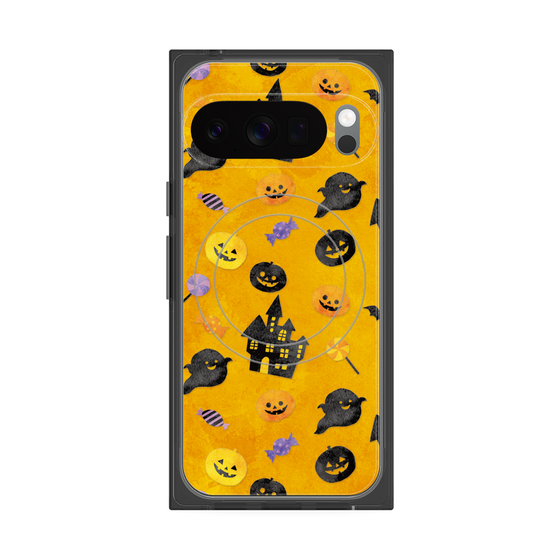 Premium Square Case with Pixelsnap［ Halloween Party - Orange ］