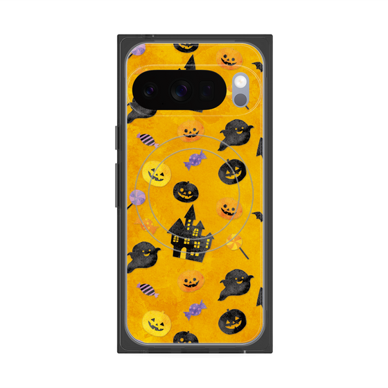 Premium Square Case with Pixelsnap［ Halloween Party - Orange ］