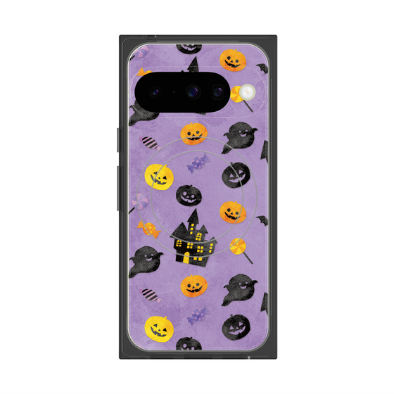 Premium Square Case with Pixelsnap［ Halloween Party - Purple ］
