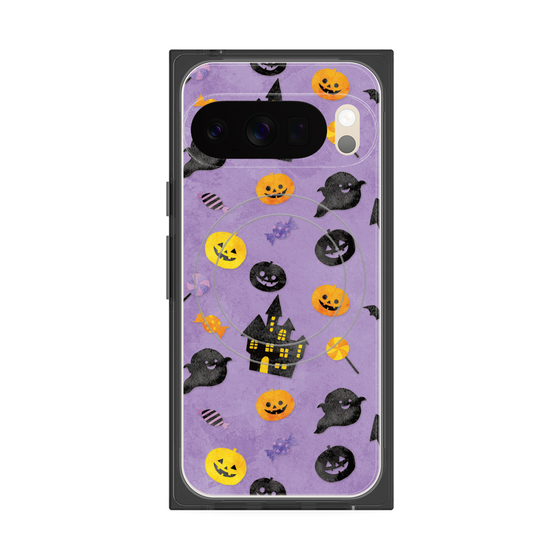 Premium Square Case with Pixelsnap［ Halloween Party - Purple ］