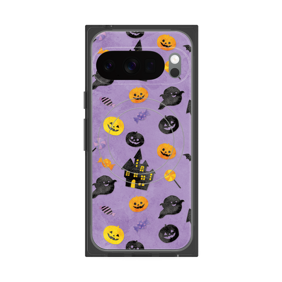 Premium Square Case with Pixelsnap［ Halloween Party - Purple ］