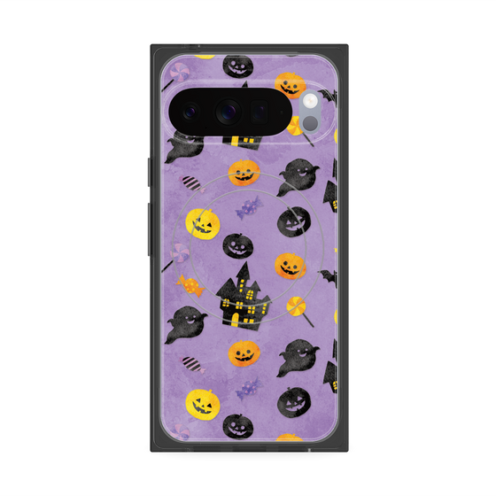 Premium Square Case with Pixelsnap［ Halloween Party - Purple ］