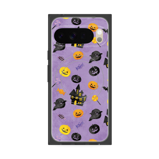 Premium Square Case with Pixelsnap［ Halloween Party - Purple ］