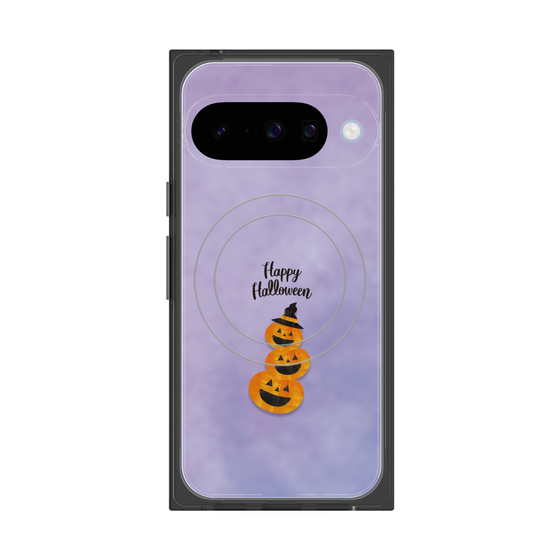 Premium Square Case with Pixelsnap［ Happy Halloween - Pumpkin ］