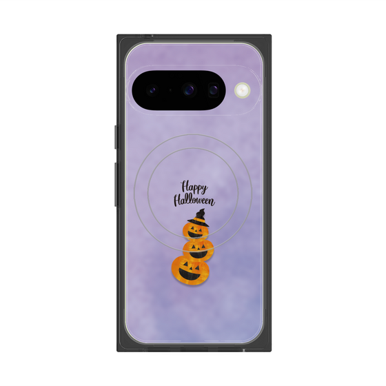 Premium Square Case with Pixelsnap［ Happy Halloween - Pumpkin ］