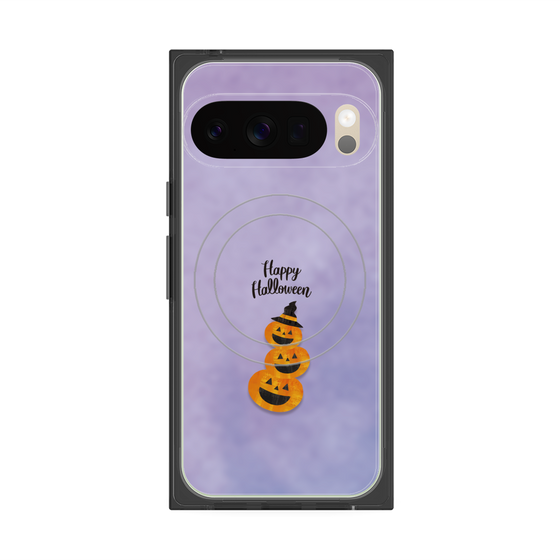 Premium Square Case with Pixelsnap［ Happy Halloween - Pumpkin ］