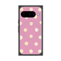 Premium Square Case with Pixelsnap［ Watercolor Dots Retro Color - Pink ］