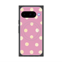 Premium Square Case with Pixelsnap［ Watercolor Dots Retro Color - Pink ］