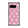 Premium Square Case with Pixelsnap［ Watercolor Dots Retro Color - Pink ］