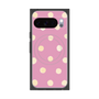 Premium Square Case with Pixelsnap［ Watercolor Dots Retro Color - Pink ］