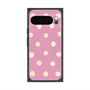 Premium Square Case with Pixelsnap［ Watercolor Dots Retro Color - Pink ］