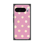 Premium Square Case with Pixelsnap［ Watercolor Dots Retro Color - Pink ］