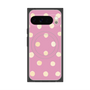 Premium Square Case with Pixelsnap［ Watercolor Dots Retro Color - Pink ］