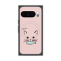 Premium Square Case with Pixelsnap［ Very Greedy Cat - Pink ］