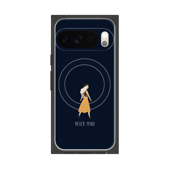 Premium Square Case with Pixelsnap［ Never Mind - Navy ］